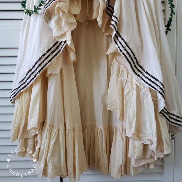 Free People !!RARE!! Rises In the East High Low Maxi Skirt - Picture 9 of 14